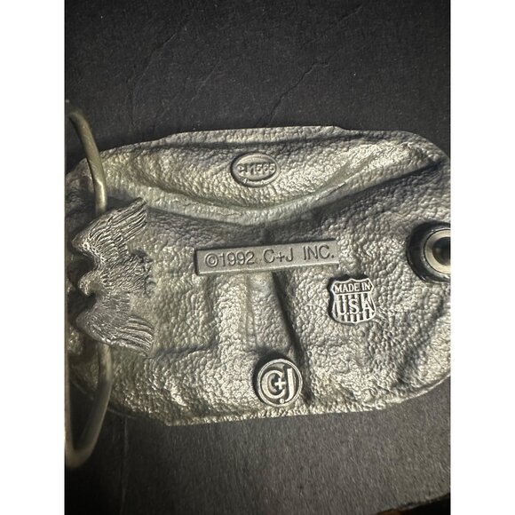 C+J inc  Vietnam War Commemorative Belt Buckle Made In USA Vintage 1992 - Picture 2 of 6